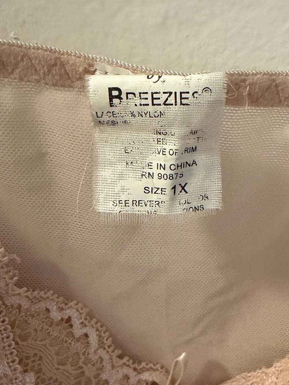VINTAGE BREEZIES Lace Mesh Bustier Intimate Lingerie Camisole Coquette Top - Picture 7 of 7